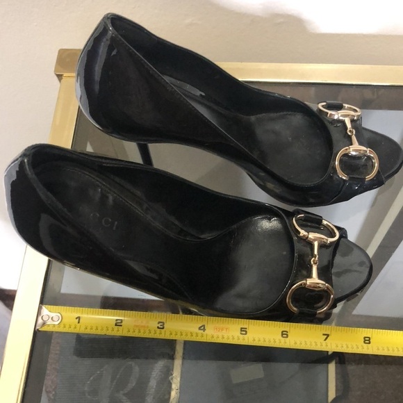Gucci horse bit patent leather pump size 7.5 - Picture 7 of 12